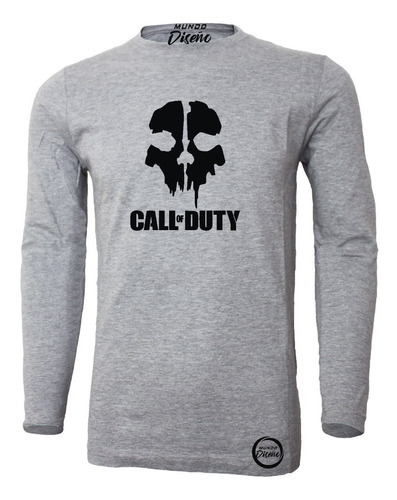 Polera Manga Larga De Hombre Call Of Duty Ghosts