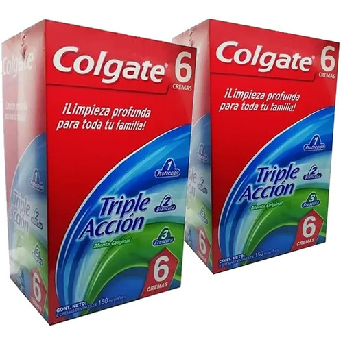 12 Cremas Dentales Colgate Triple Accion - g a $961