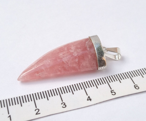 Cuarzo Rosa Piedra De Amor Discipa Luz Familia Pendulo J13