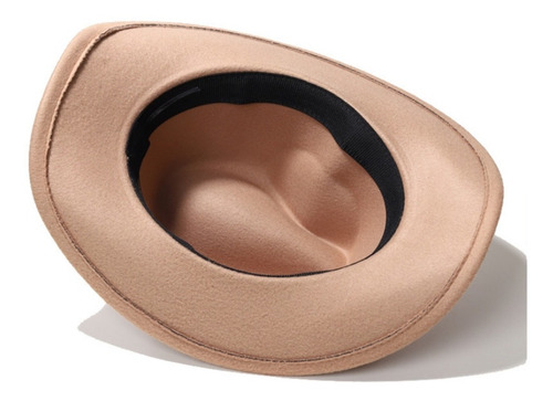 Sombrero Vaquero Unisex Moda Resistente Atractivo Versatil Cafe 57-60cm