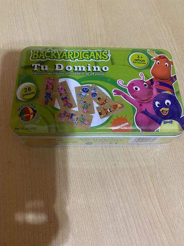 Juego De Dominó De Lata Bayardigans Importado. Nuevo.