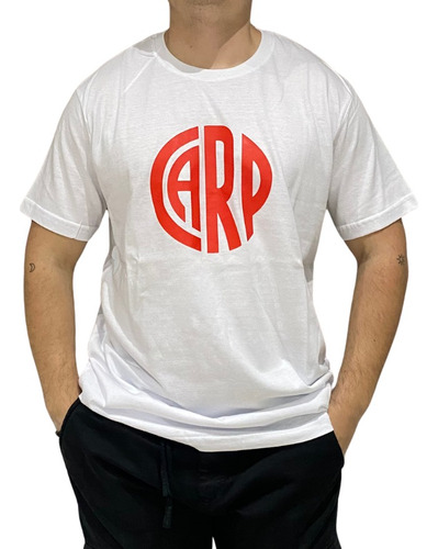 Remera Algodon River Plate Escudos