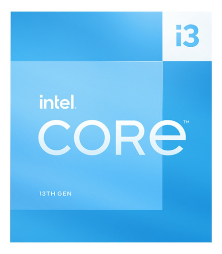Imagen 1 de 2 de Microprocesador Intel I3-13100 12mb 3.40ghz Socket 1700 Bx8071513100