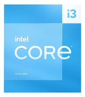 Procesador Intel Core I3-13100 BX8071513100 de 4 núcleos y 4.5GHz de frecuencia con gráfica integrada