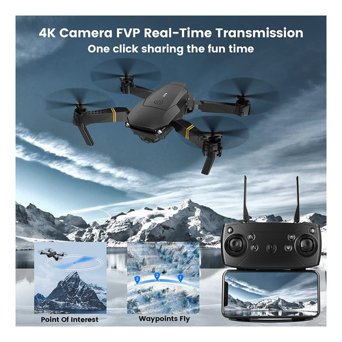 E58 Drones With Camera For Adults/kids 4k, 3pcs Batteries Fp