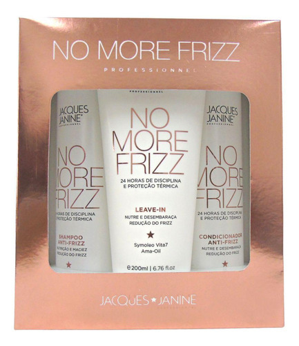  Kit Jacques Janine No More Frizz C/3