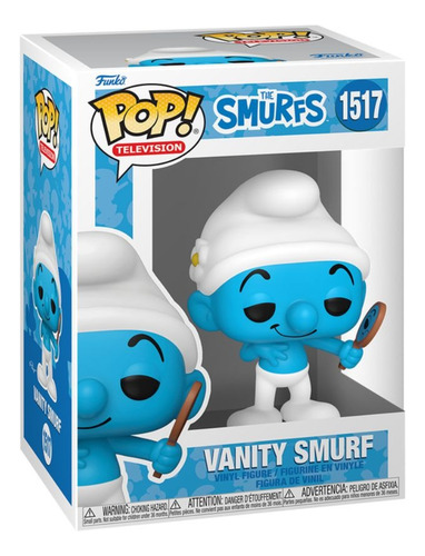 Pitufo Vanidoso Funko Pop Vanity Smurf 1517 Los Pitufos