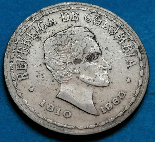 Colombia Moneda Doble Fecha 20  Centavos 1810 - 1960