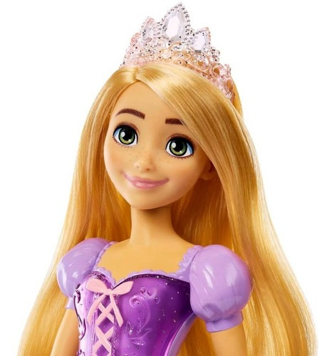 Muñeca Princesa Disney - Falda brillante de Rapunzel Mattel