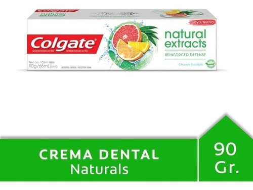 Colgate Natural Extracts Reinforced Defense Gel 66 Ml Tubo