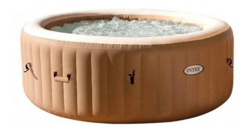 Imagen 3 de 10 de Spa Inflable New Burbuja Redondo P/4 Personas Intex Cuotas
