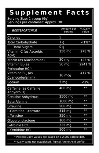 Pre Entreno G10 Xplosive Intenso 30serv Kiffer - Frambuesa