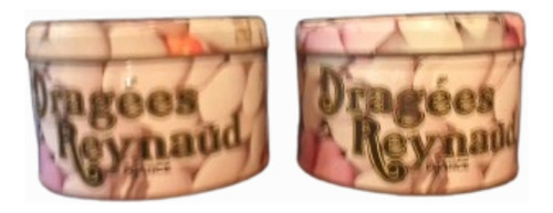 Lote De 2 Latas Chocolate Dragées Reynaud France Leer