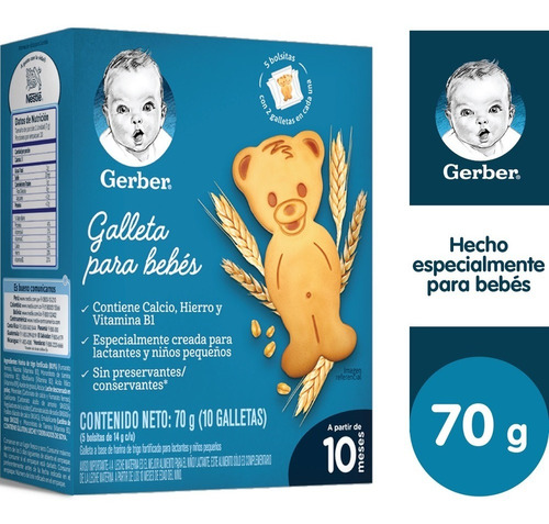 Galleta Bebé Gerber® 70 G