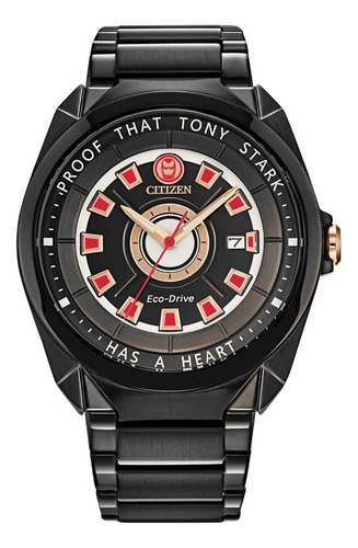 Citizen Eco-drive Reloj Para Hombre Marvel Tony Stark I Love