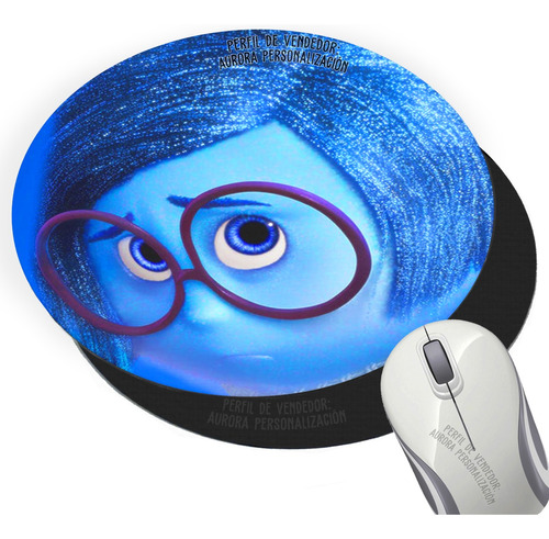 Pad Mouse Intensamente Inside Out Pelicula Tristeza