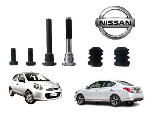 Imagem 6 de 12 de Reparo Pino Guia Pinça De Freio Dianteiro Nissan Versa