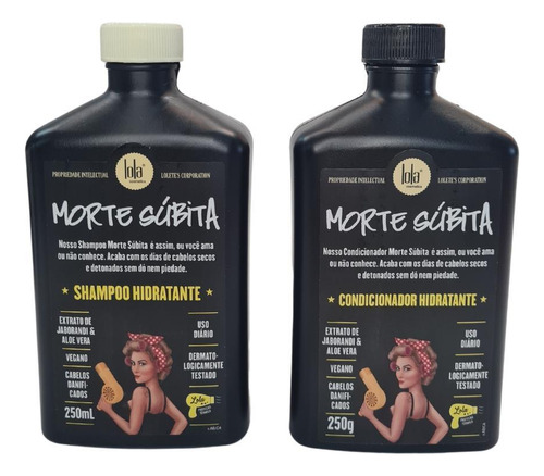 Kit Lola Morte Súbita Shampoo 250mls + Condicionador 250mls