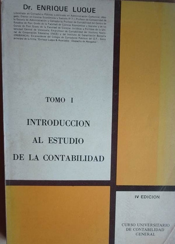 Introduccion Al Estudio De La Contabilidad Enrique Luque