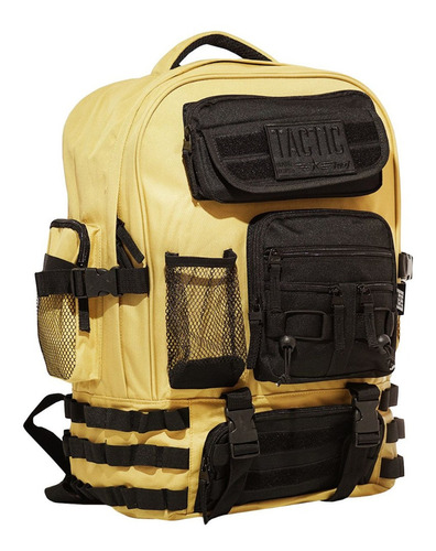 Espectacular Mochila Camuflada Swat 25504 Enorme 12 Bolsillo