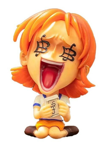 Figura One Piece Nami Muñeco Sentado Anime Pvc