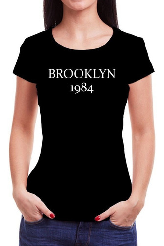 Camiseta Feminina Brooklyn 1984 - 100% Algodão
