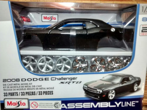 Dodge Challenger Srt8 2008 1:24 Maisto Assemblyline