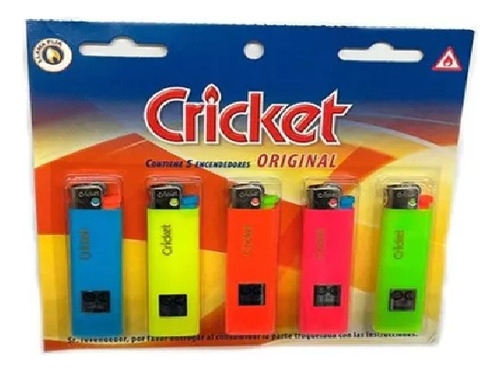 Encendedor Cricket Original Pack X 10 -rey