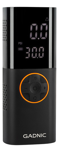 Inflador Digital Inalámbrico Gadnic Compacto Con Linterna