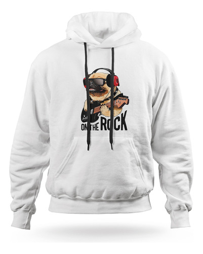 Buzo Hoodie Capota On The Rock