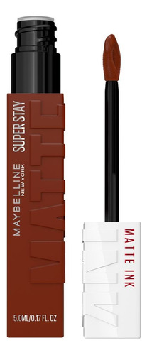 Labial Líquido Larga Duración Superstay Matte Ink Maybelline Renegade