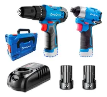 Comprar Taladro Atornillador Y Llave Impacto Dongcheng Dckit25ek Bl