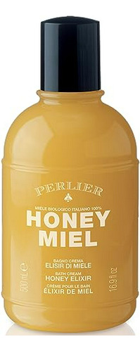 Crema De Baño Perlier Honey Miel Elixir 500 Ml, Hecho En Ita