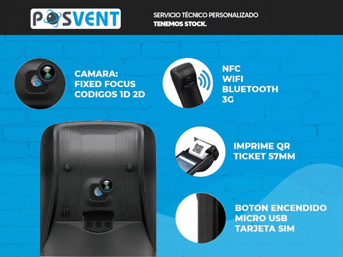 Imagen 5 de 9 de Registradora Controlador Fiscal Movil Wifi Imprime Qr Nfc