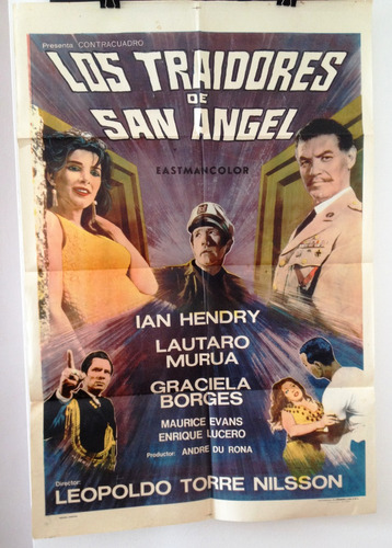 Afiche De Cine Original - Los Traidores De San Angel