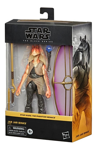 Boneco Star Wars Black Series Jar Jar Binks Da Hasbro F0490