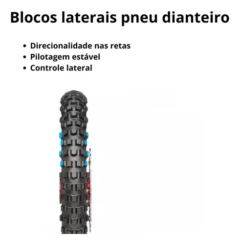 Pneu 90/90-21 Dianteiro Moto Metzeler Karoo Extreme Tl 54r
