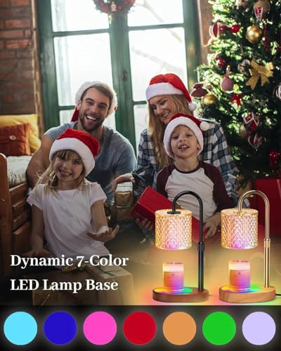 Lámpara Calentadora De Velas Con Cambio De Colores Led De 8