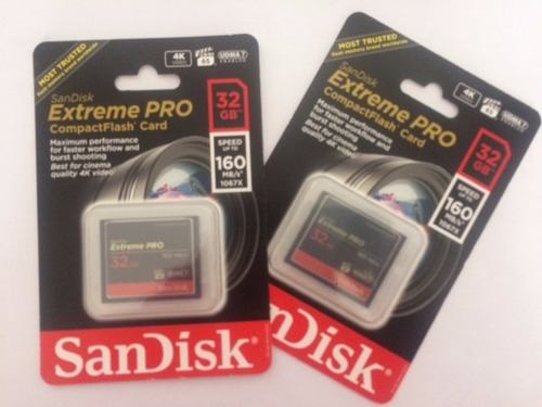 Compact Flash Extreme Pro 32gb Sandisk 1.066x