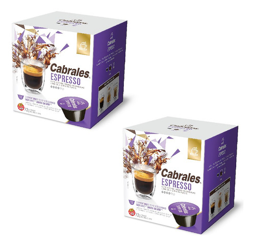 2x Cajas Cafe Capsulas Cabrales Dolce Gusto A Eleccion