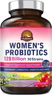 Probiotico 120 Billions Women Prebioticos Y Cranberry