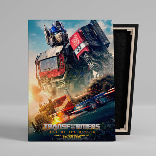 Cuadro Transformers Rise Of The Beasts Canvas 60x40 Cm