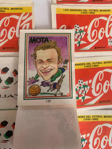 10 Sobres Álbum Italia 90 Coca Cola Los Grandes Del Futbol (Usado)