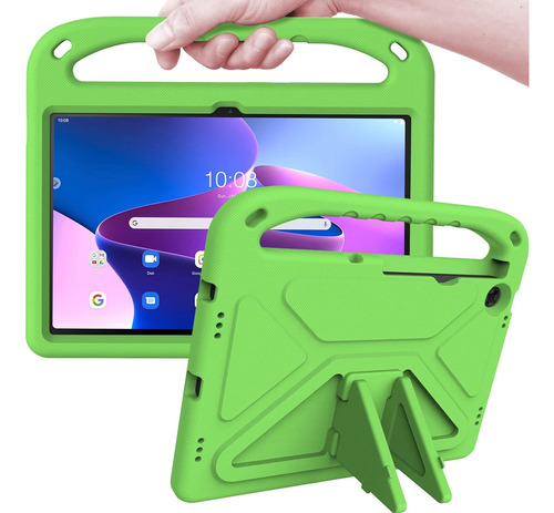 Funda Para Lenovo Tab M10 Plus Gen 3 Con Soporte-verde