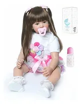 Comprar Reborn Baby Dolls Toddler Realistic Girl 24 Pulgadas 60...