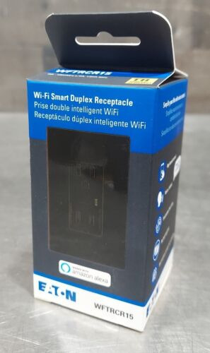 Eaton Wftrcr15-bk-sp-l. Wi-fi Smart Receptacle. Works W Ttb