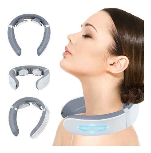 Masajeador De Cuello Recargable Electroestimulador Cervical