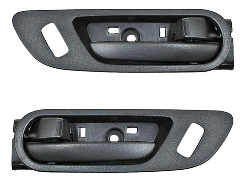 Set Manijas Puerta Interior Del/tra Plastico Mazda 3 10/13