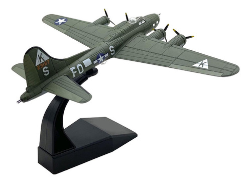 Modelo De Avión Us B 17 A Escala 1/144 Con Soporte
