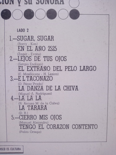 Lp Mario Sensación Y Su Sonora A Bailar Exitos 1971 Cumbia (Usado)